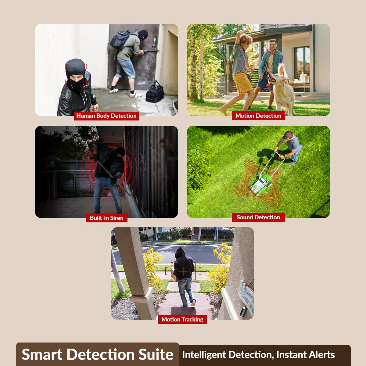 CP PLUS CP-Z43Q 4MP Wi-Fi Full Color Outdoor Smart Security Camera | 360° PT | Two-Way Audio | Human Detection - Image 4