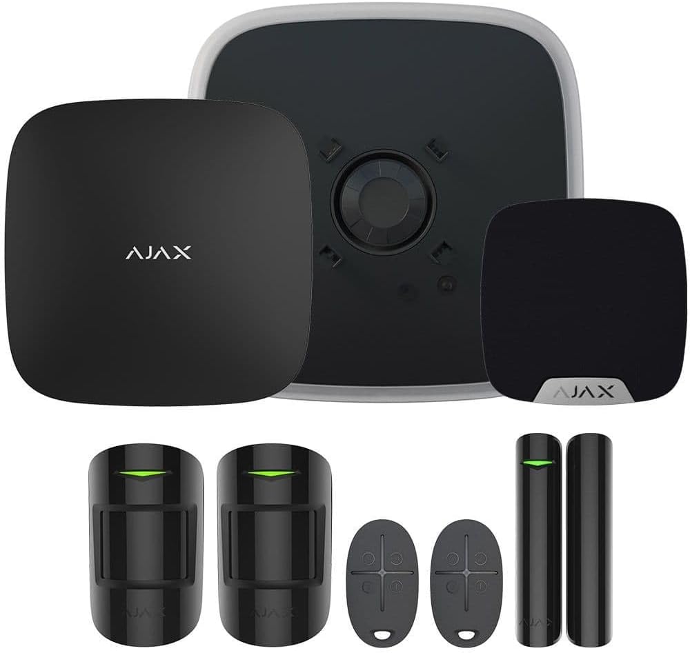 AJAX Systems Wireless Burglar Alarm KIT – Ready to Install Pet-Friendly Smart Home & Office Security Kit with Smart Motion Sensors, Sirens & Keyfobs, App Controlled, No Monthly Fees, Free Mobile App (Black) - Image 2