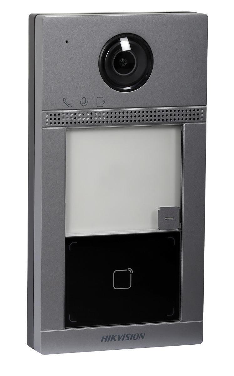 Hikvision DS-KV8113-WME1(C) 8 Series 1-Button Metal Villa Door Station | 2MP HD IP Video Door Phone | Wi-Fi | PoE | MIFARE Card Reader - Image 2