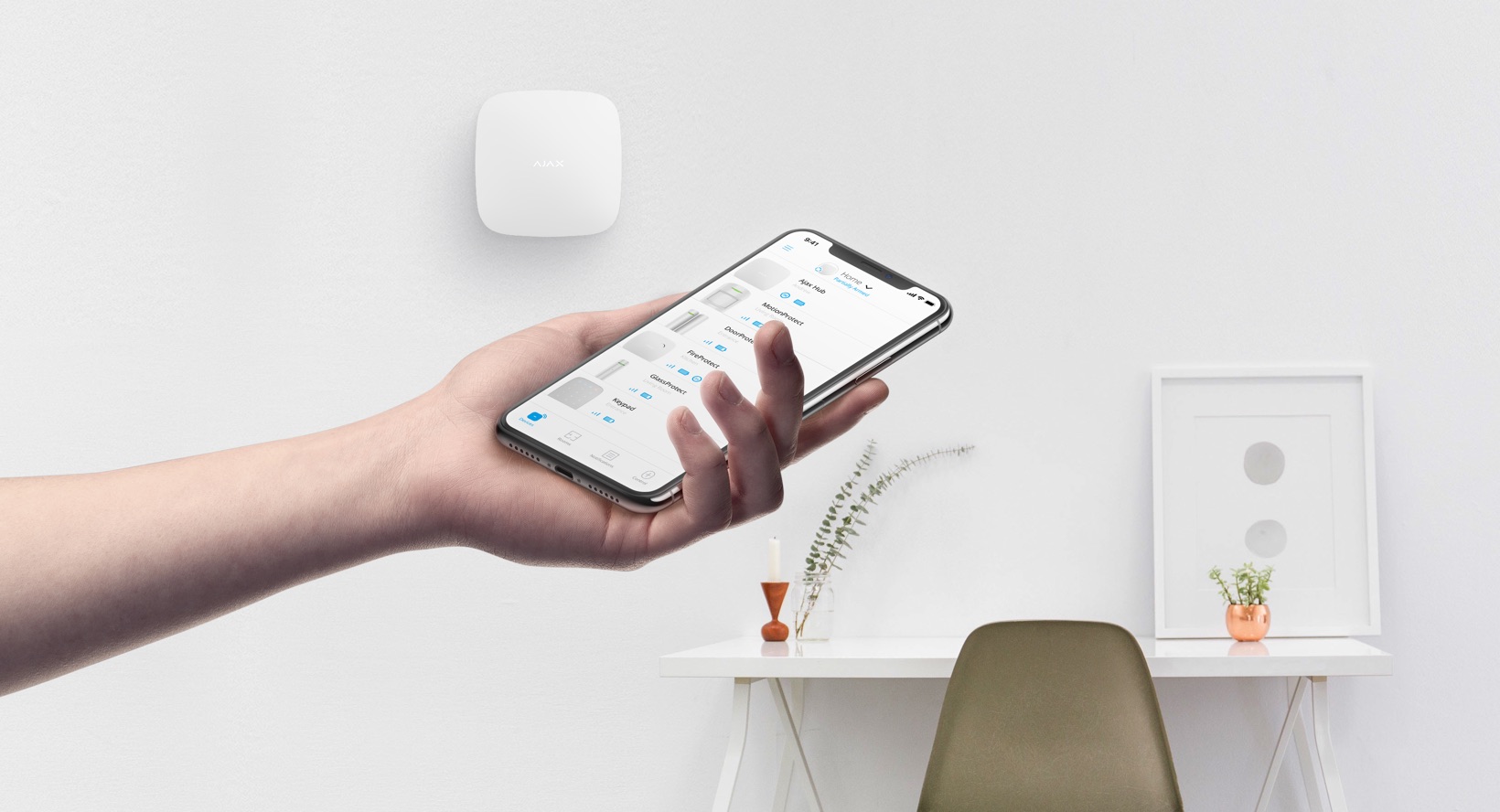 AJAX Hub Jeweller Wireless Security Control Panel | Smart Alarm Hub | Ethernet & Dual SIM | Supports 100 Wireless Devices - Image 3