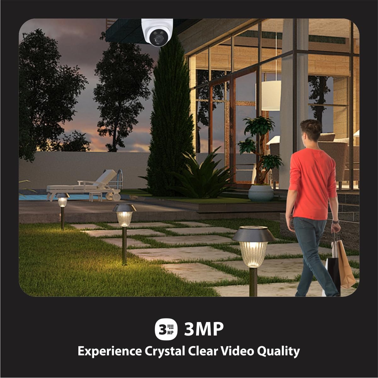CP PLUS EZ-M32T 3MP 4G Smart Full Colour CCTV Camera | Human Detection | 2-Way Audio | Night Vision | H.265 | 256GB Micro SD | Alexa & Google Assistant - Image 3