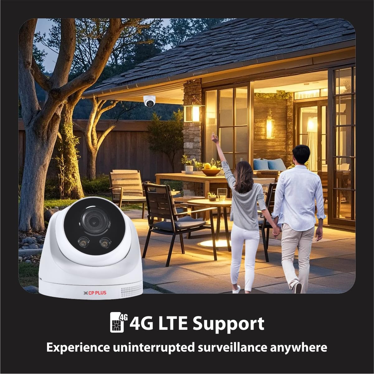 CP PLUS EZ-M32T 3MP 4G Smart Full Colour CCTV Camera | Human Detection | 2-Way Audio | Night Vision | H.265 | 256GB Micro SD | Alexa & Google Assistant - Image 4