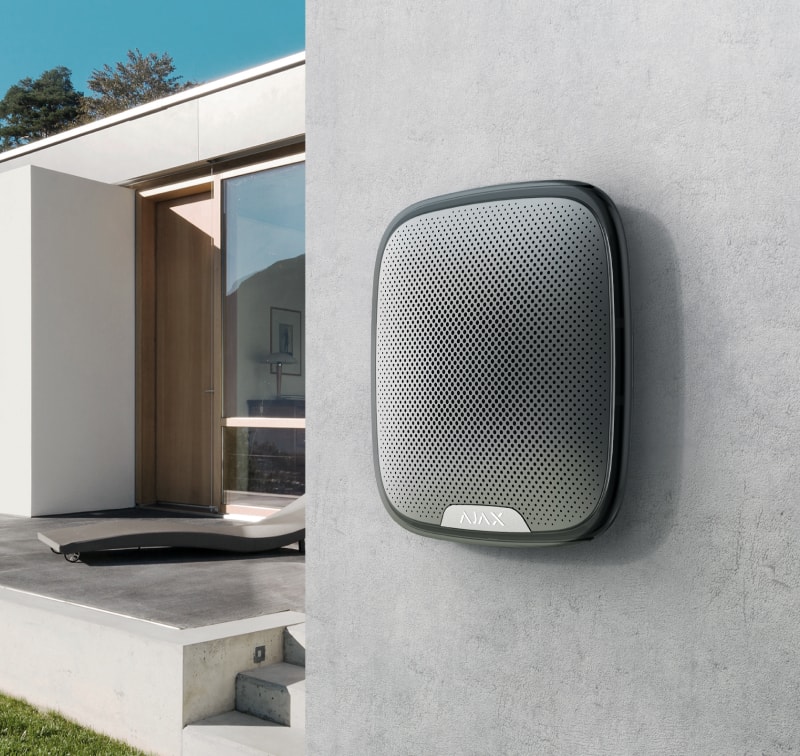 Ajax StreetSiren Jeweller Wireless Indoor & Outdoor Siren | LED Frame | 113 dB Smart Security Alarm - Image 2